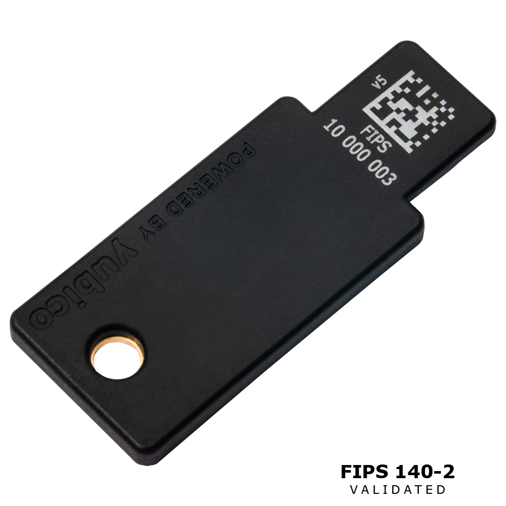 YubiKey 5 NFC FIPS Back