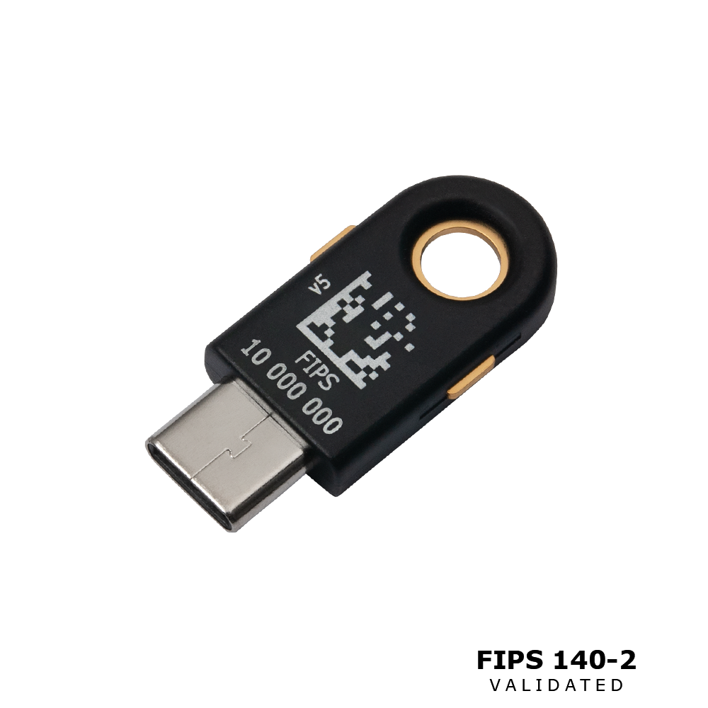 YubiKey 5C FIPS Back